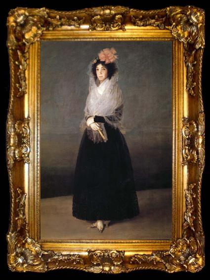 framed  Francisco Goya Marquesa de la Solana, ta009-2